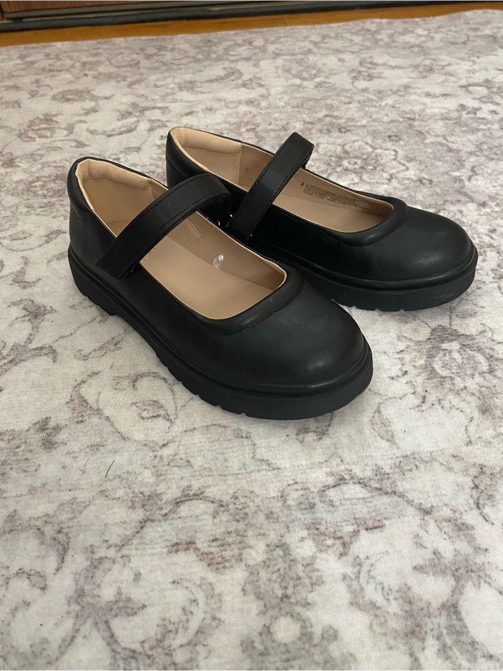 The Children's Place Black Mary Jane Strap Dress Shoes